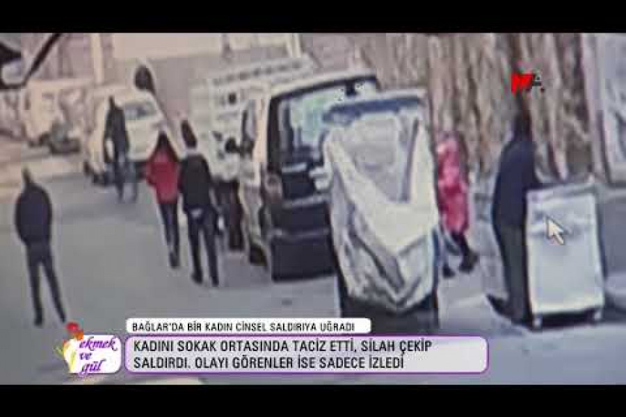 Bağlar'da bir kadın sokak ortasında tacize uğradı, görenler seyretti