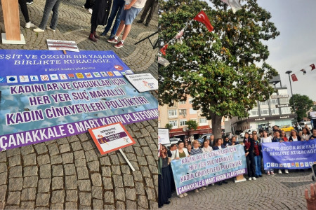Çanakkale’de Zeynep Zan cinayetine tepki