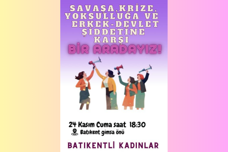 Batıkentli kadınlar, savaşa ve krize karşı buluşuyor