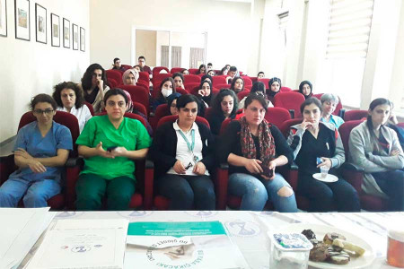 Sağlık çalışanı kadınlar kadına yönelik şiddeti konuştu