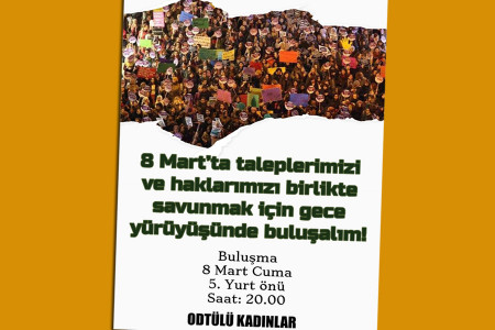 ODTÜ’de gece yürüyüşü