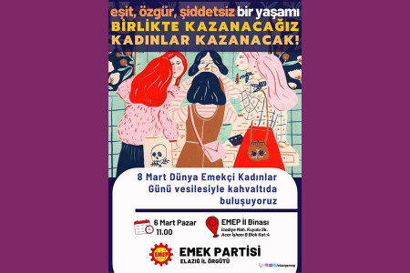 Elazığ Emek Partisi’nden 8 Mart kahvaltısı