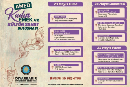Amed Kadın Emek ve Kültür Sanat Buluşması başlıyor