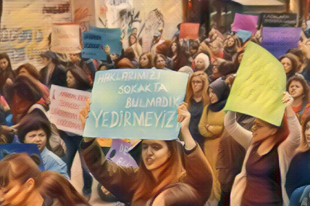 Yaşamı yeniden inşa etmek için kadınlar 8 Mart’ta sokaklarda