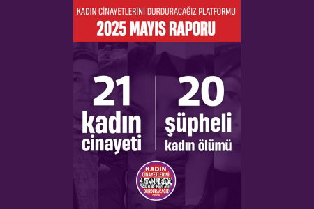 'Mayıs ayında 21 kadın cinayeti, 20 şüpheli kadın ölümü gerçekleşti'
