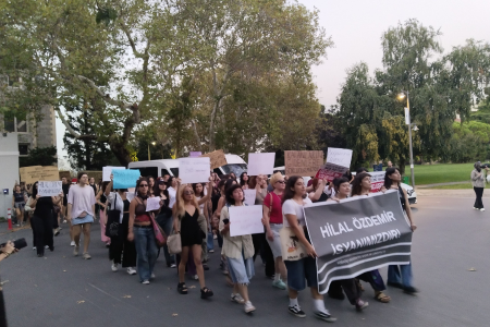 Boğaziçi'nde kadın cinayetini protesto eden öğrenciler gözaltında