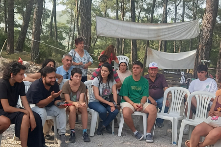 Abkelen Ormanı’nda ağaç kesimi devam ediyor, kesime karşı direniş sürüyor