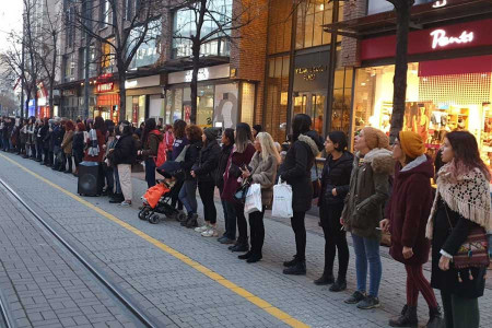 Eskişehir’de kadın cinayetlerine karşı kadın zinciri