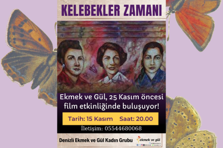 Denizli'de kadınlar 25 Kasım öncesi film etkinliğinde buluşuyor