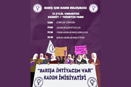 İstanbul'da kadınlar barış için buluşuyor