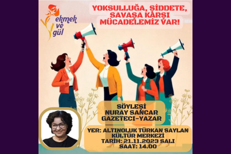 Edremit Ekmek ve Gül Grubu 25 Kasım'a giderken şiddeti söyleşiyle tartışacak
