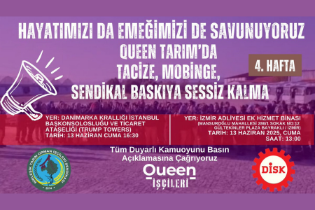 Queen Flowes işçileri direnişinin dördüncü haftasında