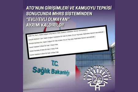 MHRS'deki 'evli/ evli olmayan' ayrımı kaldırıldı