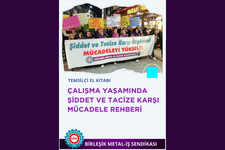 Birleşik Metal-İş’ten ‘Çalışma yaşamında şiddet ve tacize karşı mücadele’ rehberi