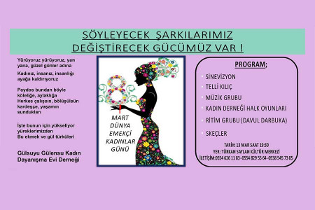 Gülsuyu Gülensu Kadın Dayanışma Evinden 8 Mart buluşması