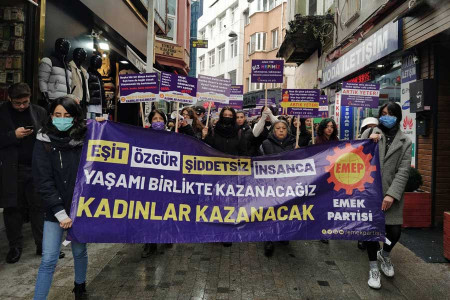 EMEP’ten 8 Mart açıklaması: Eşit, şiddetsiz, barış içinde bir yaşamı kazanacağız